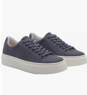 ABEO Women's Jumpstreet Sneakers Navy Canvas platform sole sz 8.5